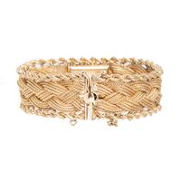 14K YELLOW GOLD AND DIAMOND SURPRISE WRISTWATCH