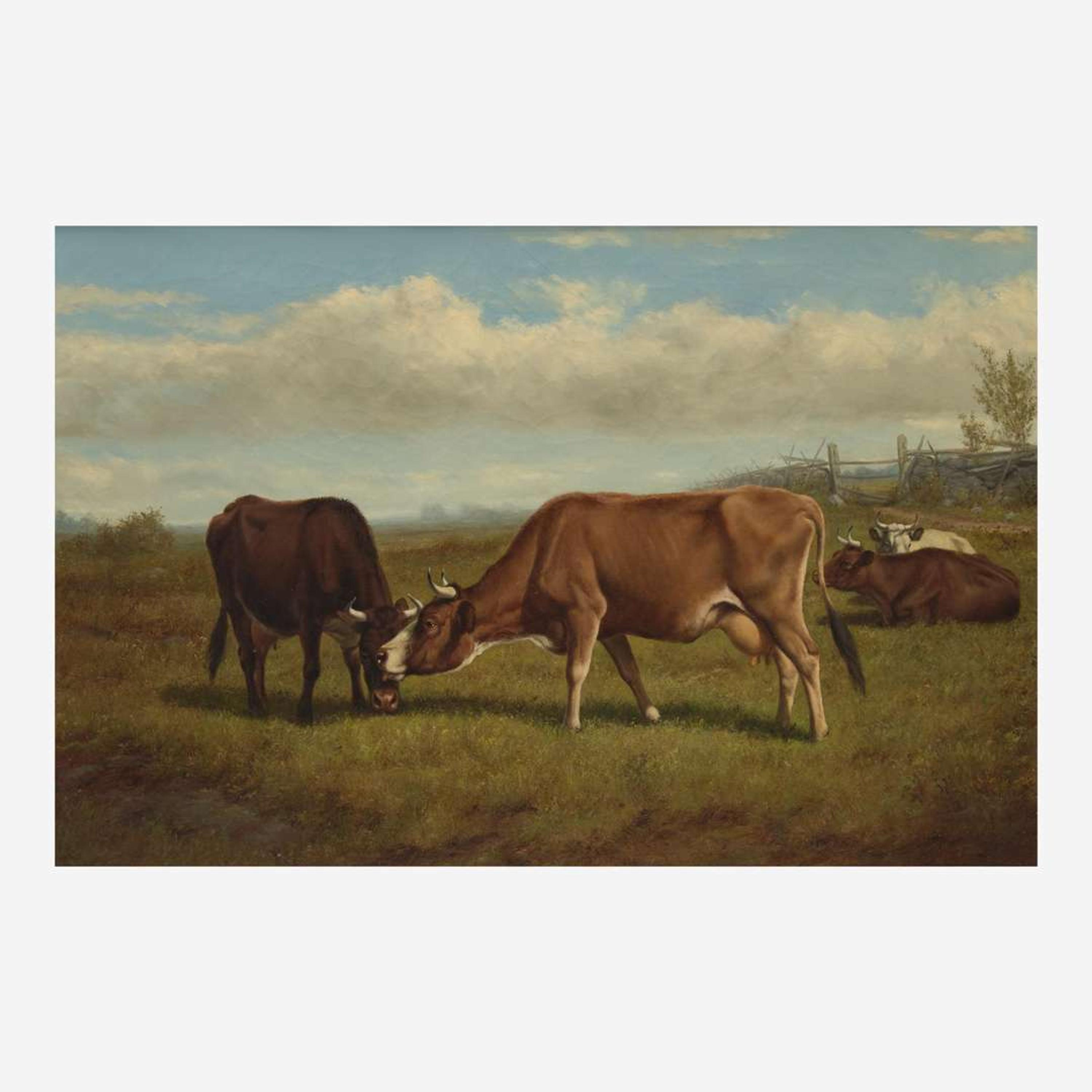 Arthur Fitzwilliam Tait (American, 1819–1905) Good Friends-- UNSOLD in Sale 1772.