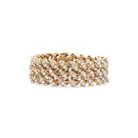 YELLOW GOLD AND DIAMOND BRACELET