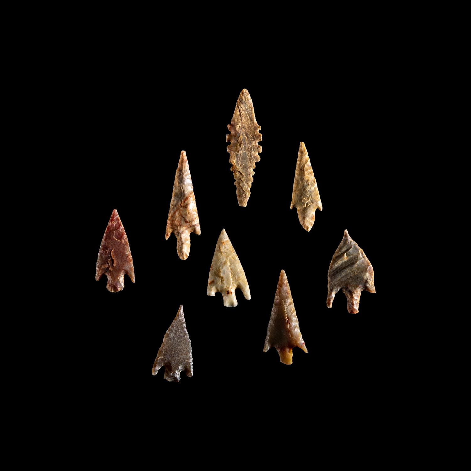 101 Neolithic Flint Points
