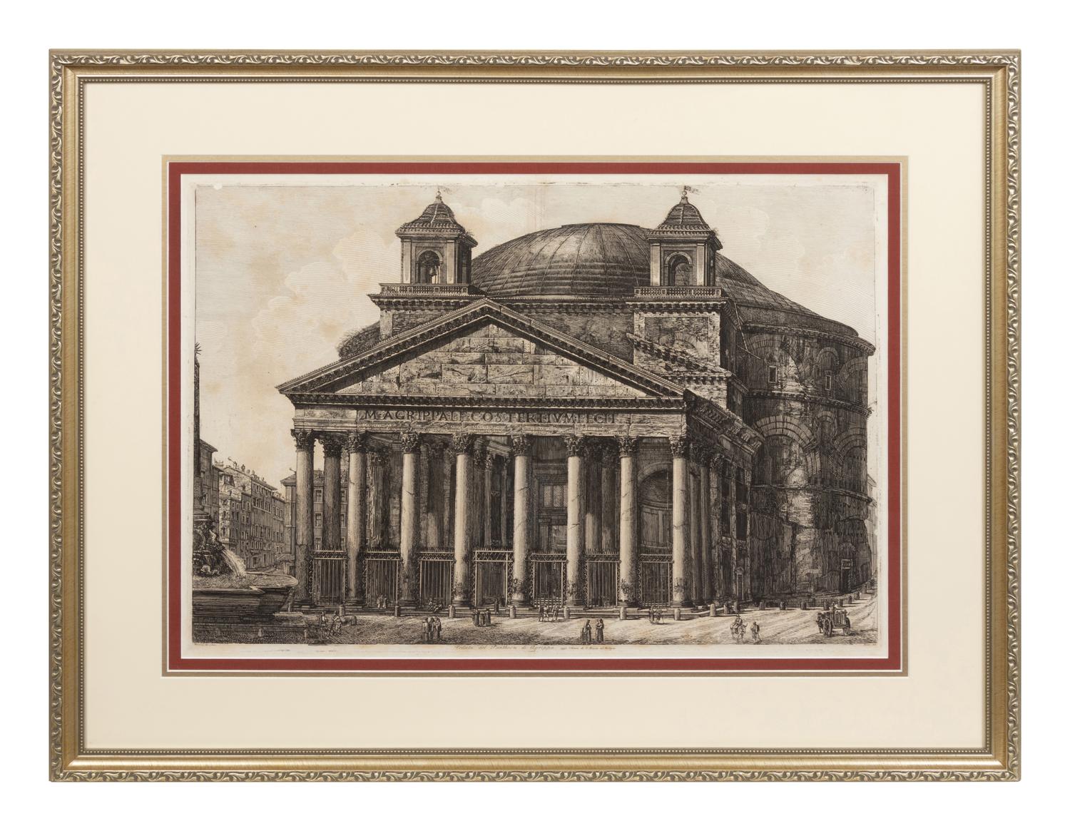 Veduta del Pantheon di Agrippa