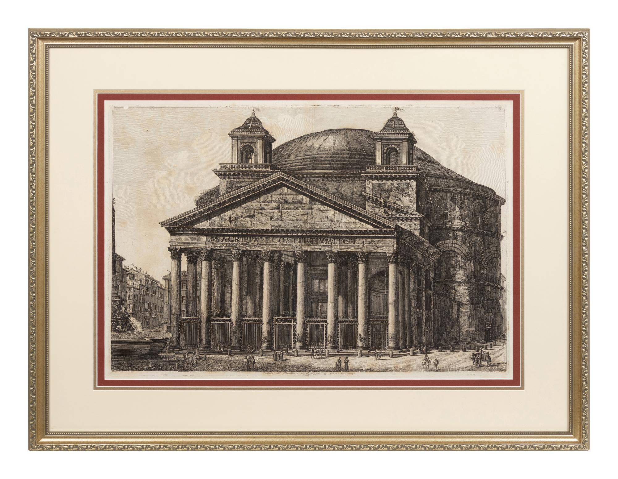 Veduta del Pantheon di Agrippa