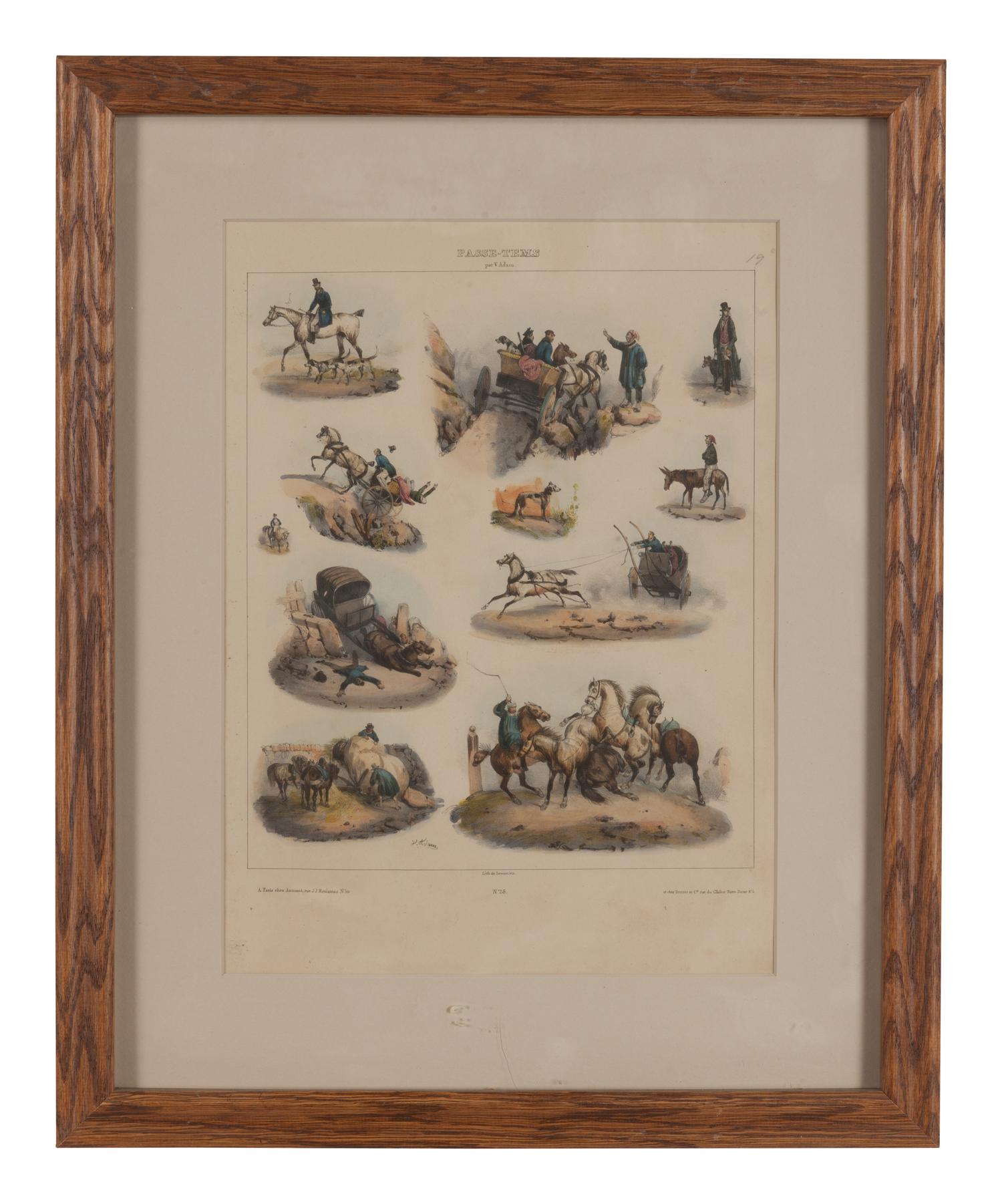 Seventeen French Lithographs