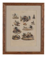 Seventeen French Lithographs