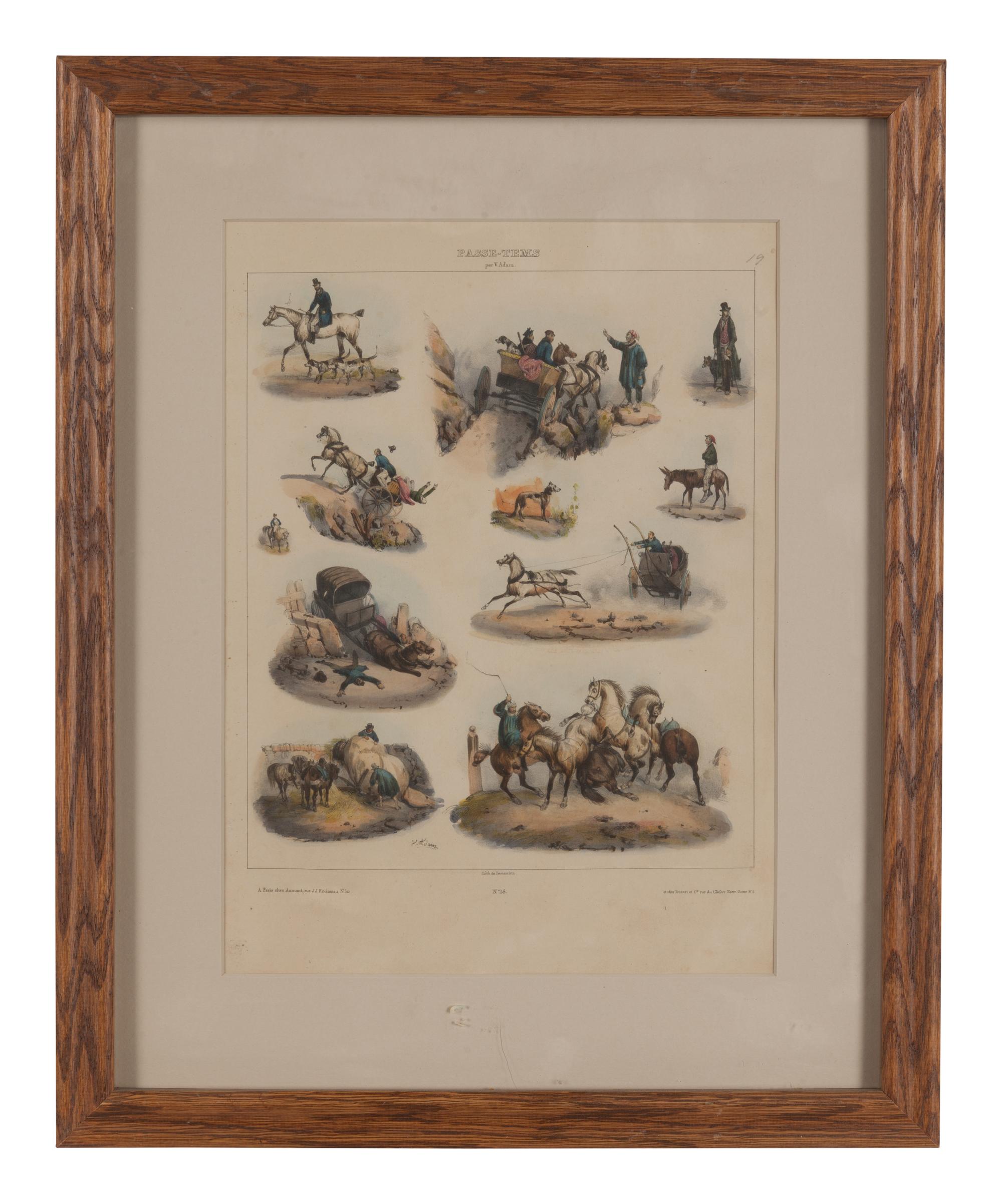 Seventeen French Lithographs