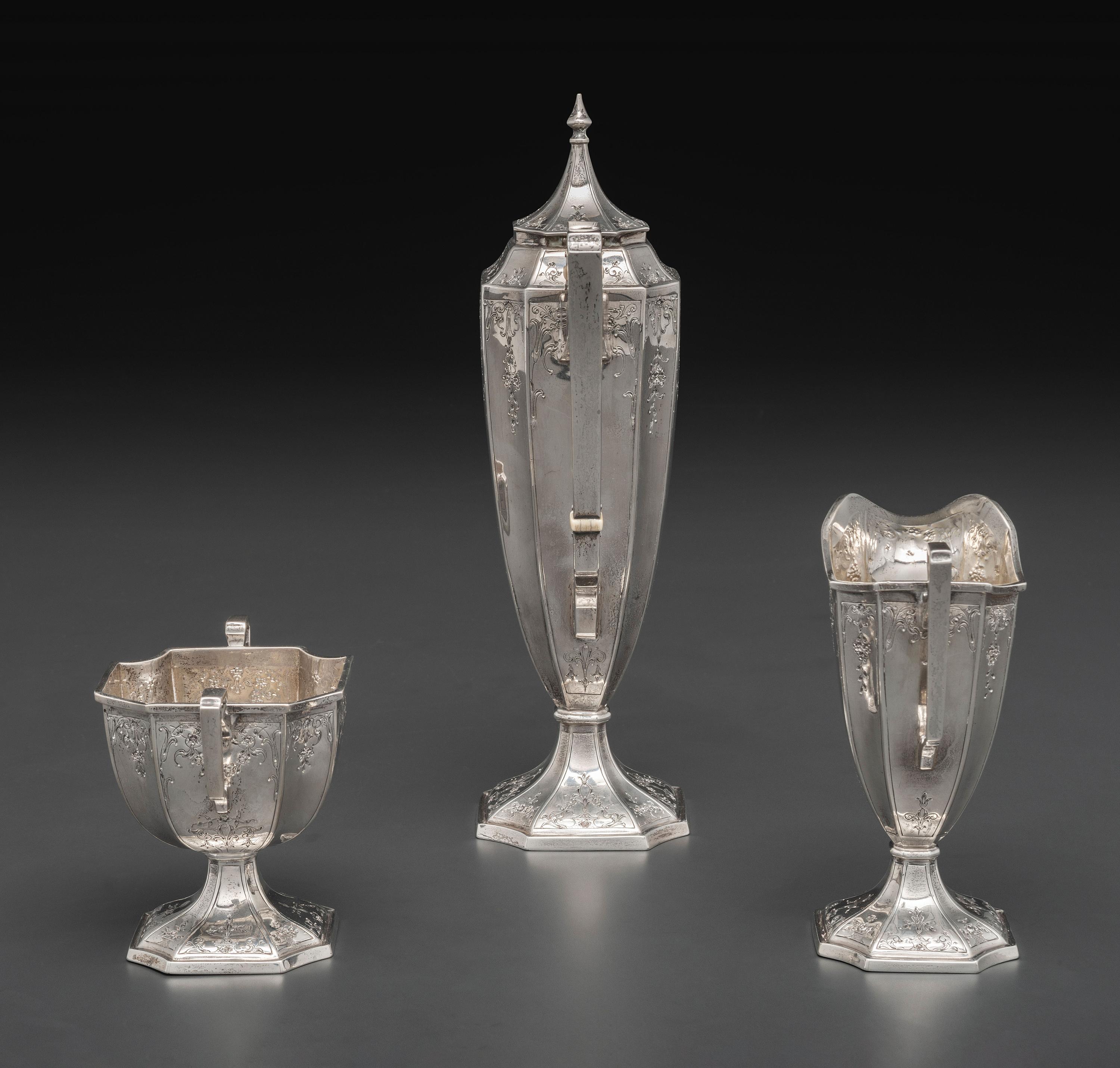 An American Silver Demitasse Service
