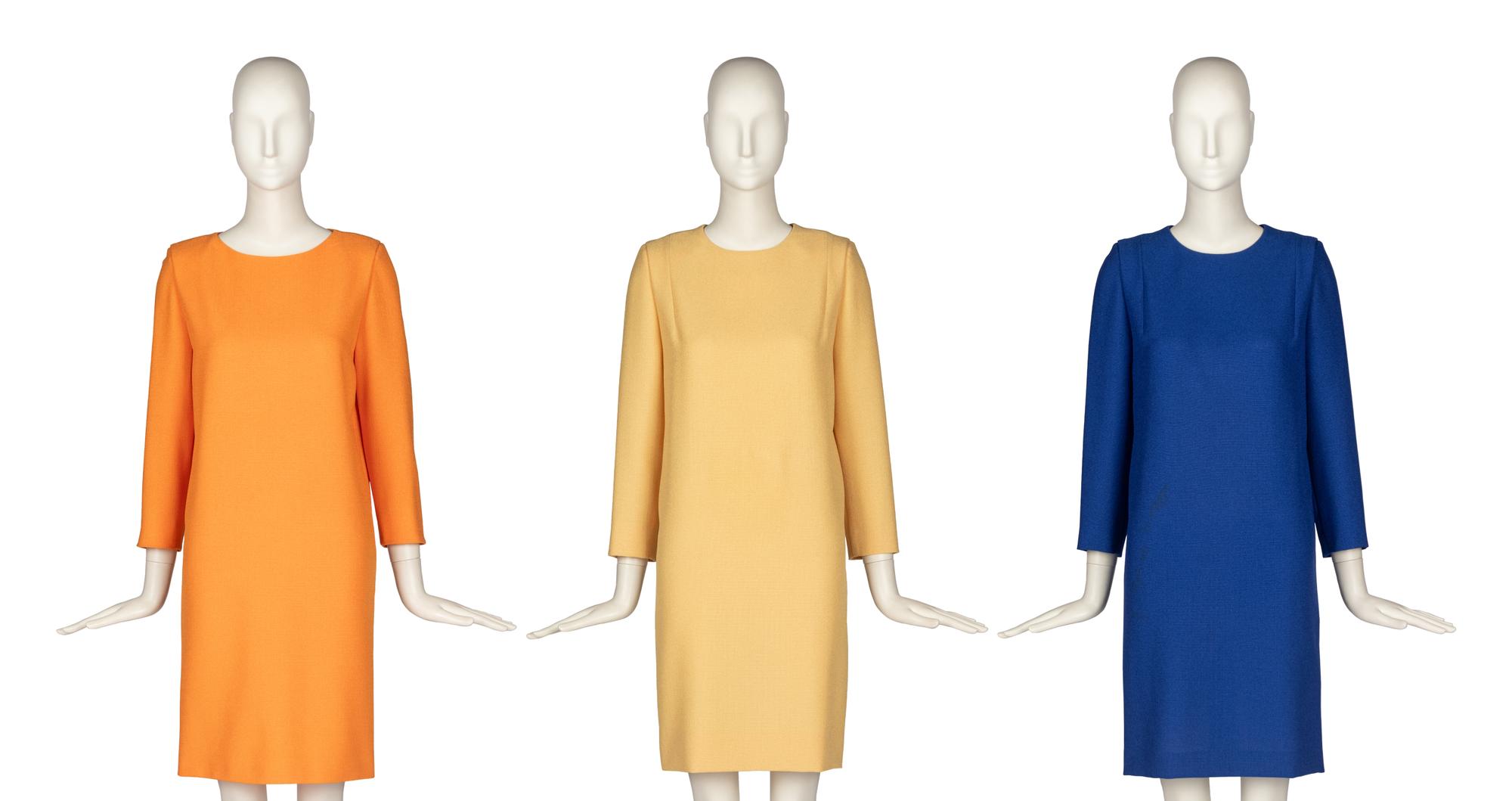 Three Pierre Cardin Haute Couture Dresses