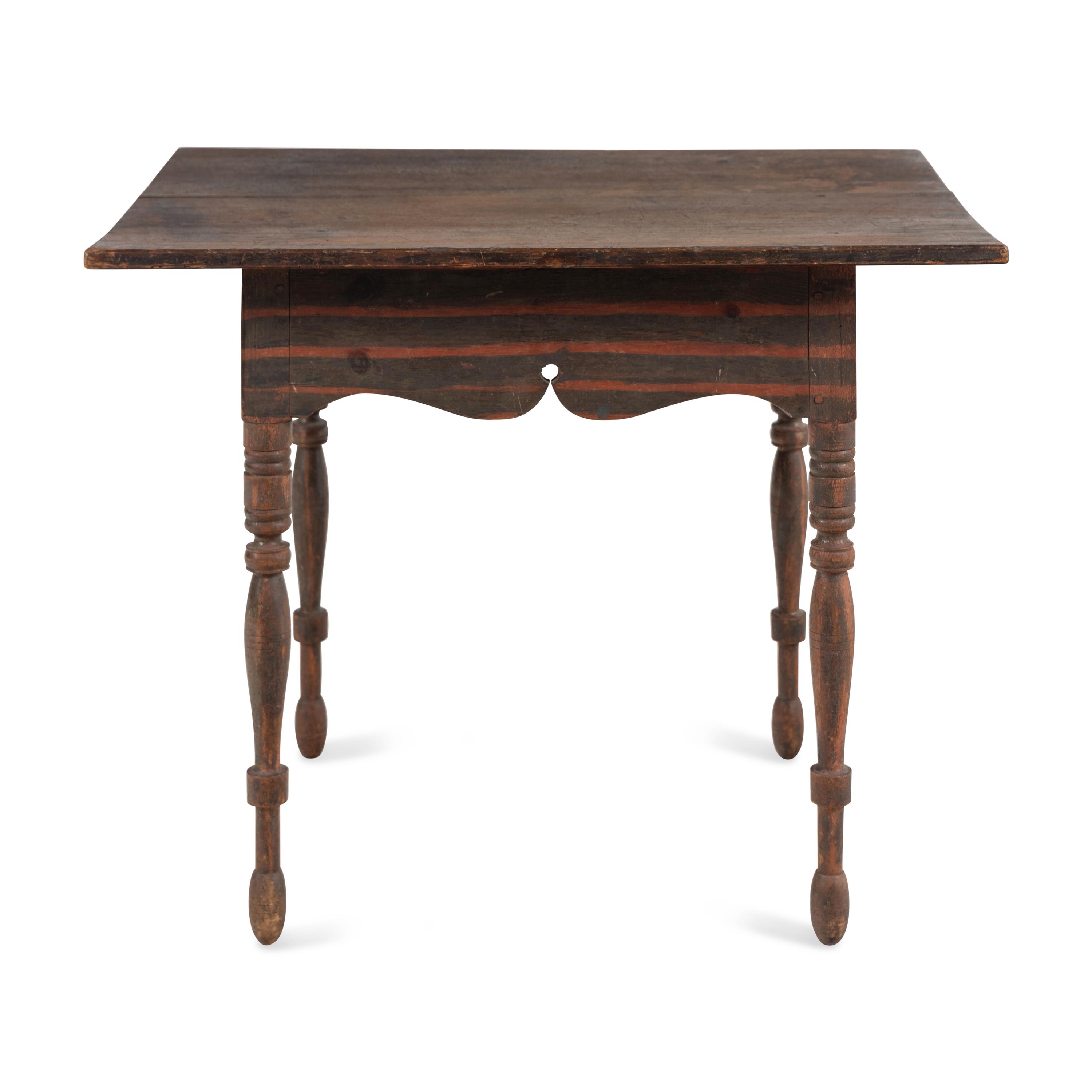 A Painted and Grained Tea Table