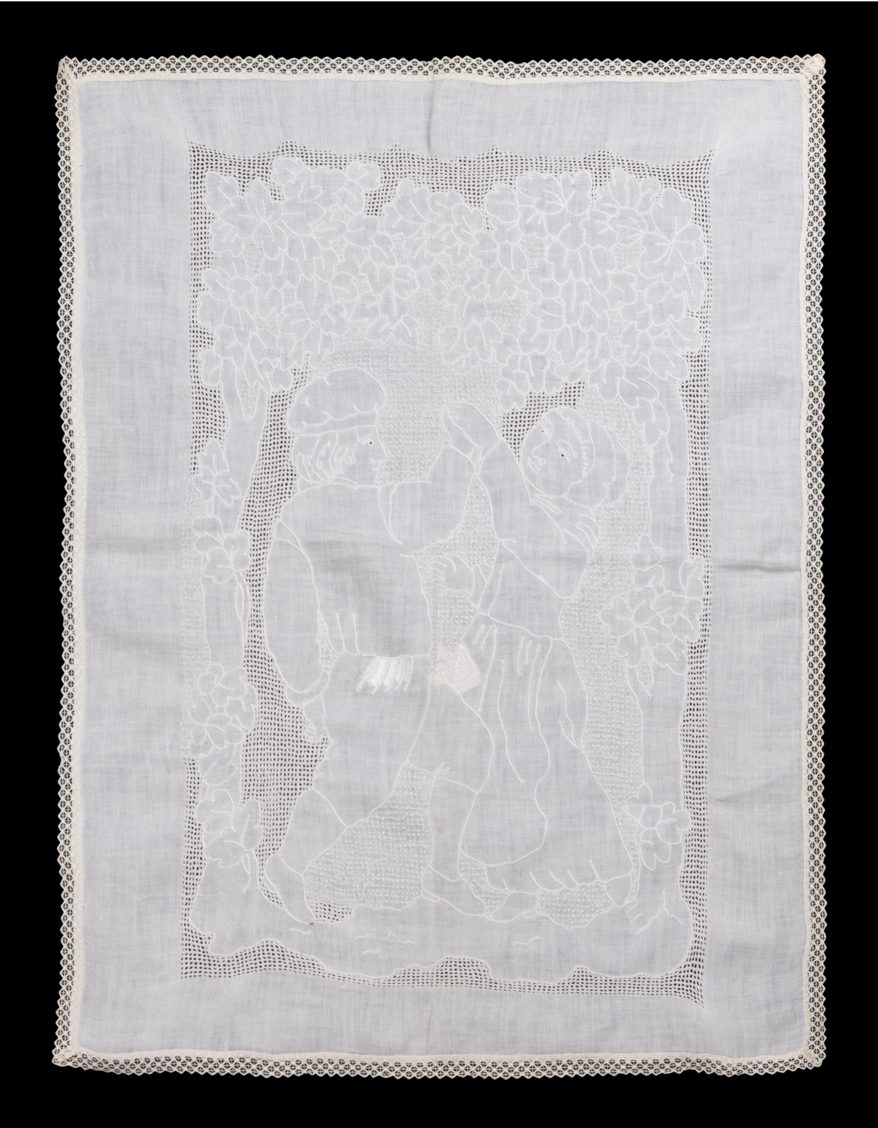 Collection of Six Cotton and Linen Lace Items