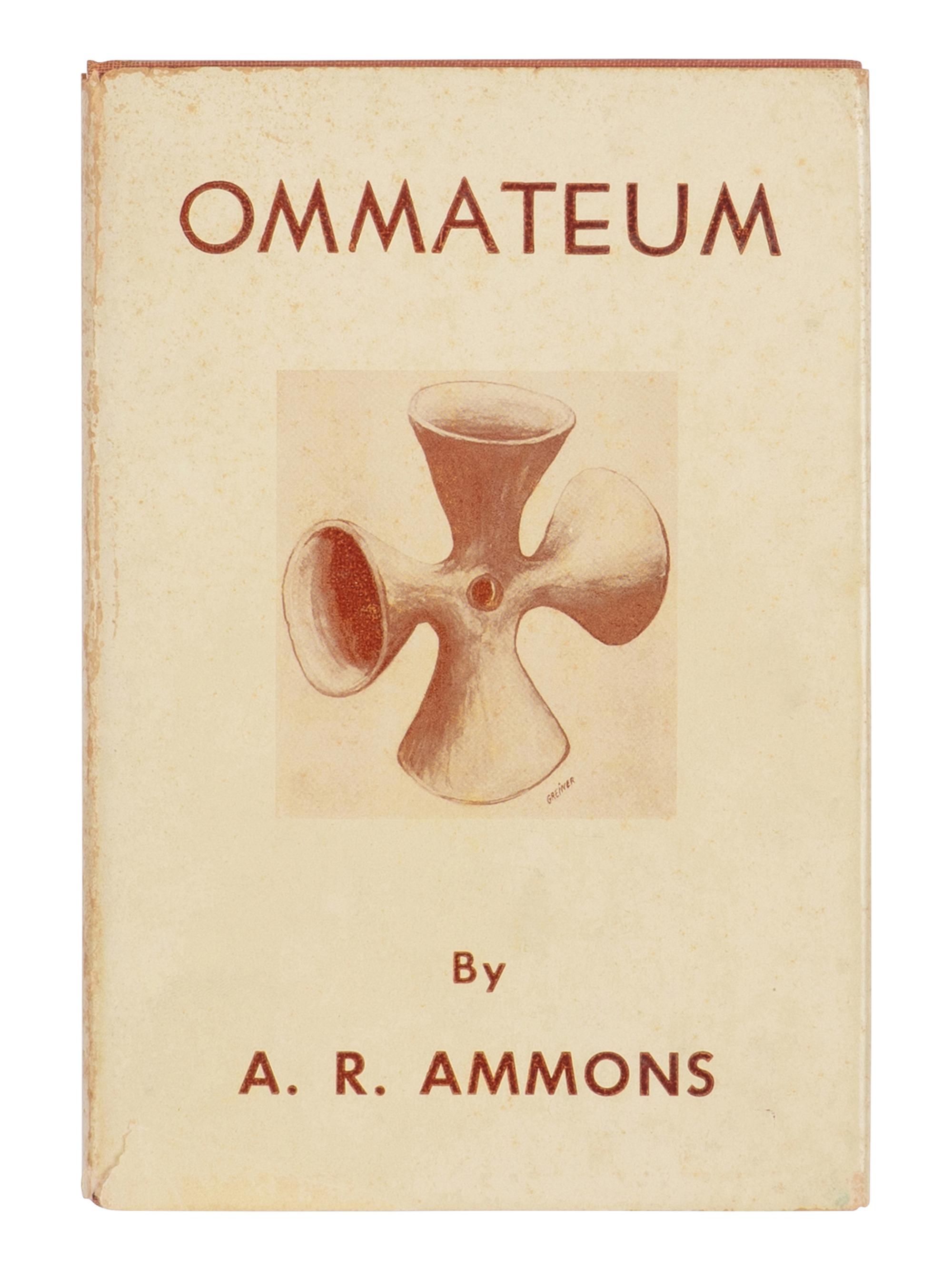 AMMONS, Archibald Randolph (1926-2001). Ommateum with Doxology . Philadelphia: Dorrance & Company, 1955.
