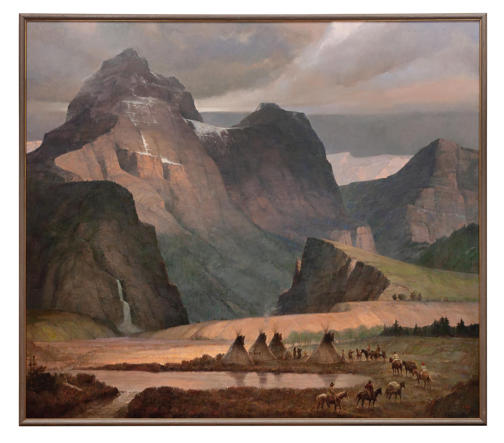 Indian Camp in Mountain Valley, 1985