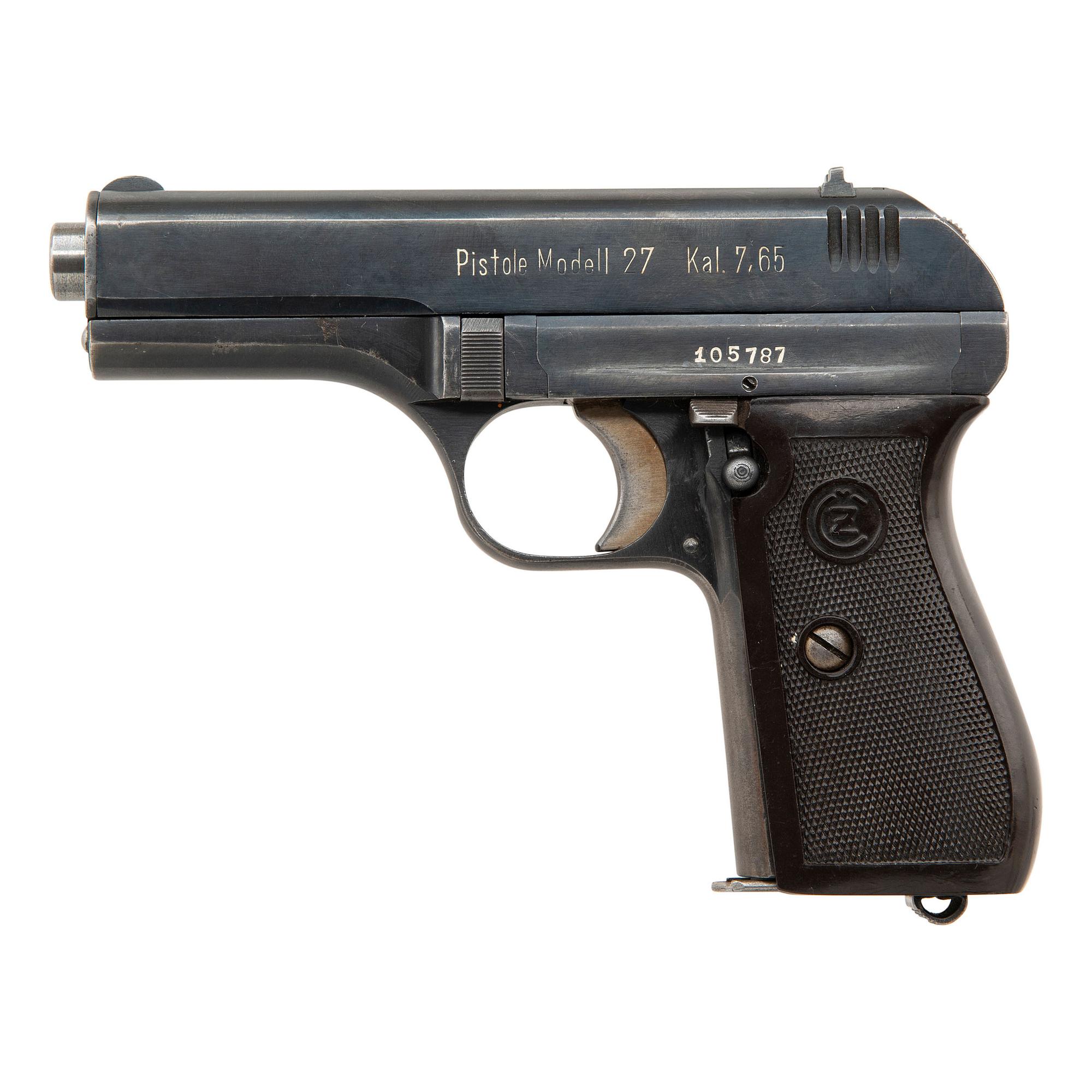 **CZ Model vz. 27 Pistol Waffenamt Marked