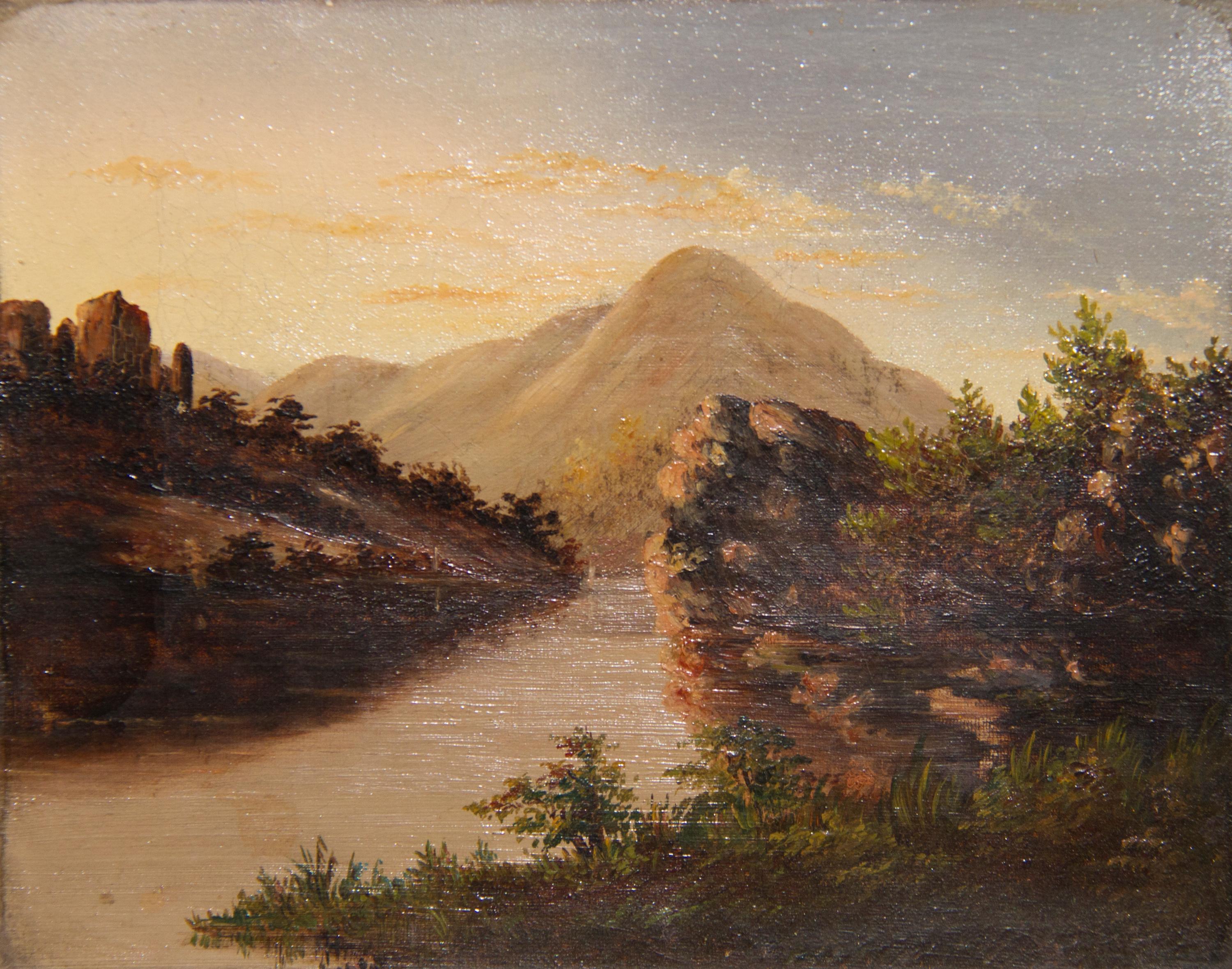 American School, 19th Century — Mountain Lake