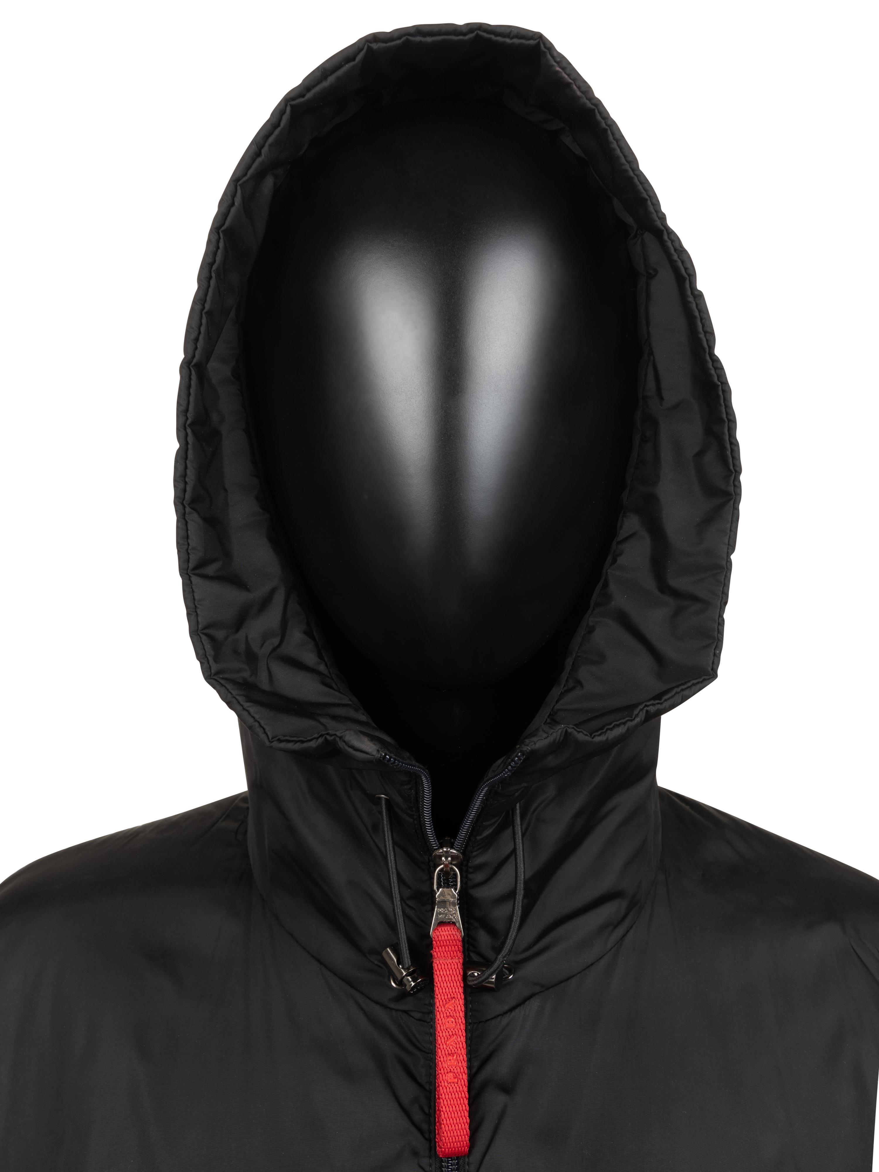 Prada Hooded Zip-front Poncho, 1990-2000s