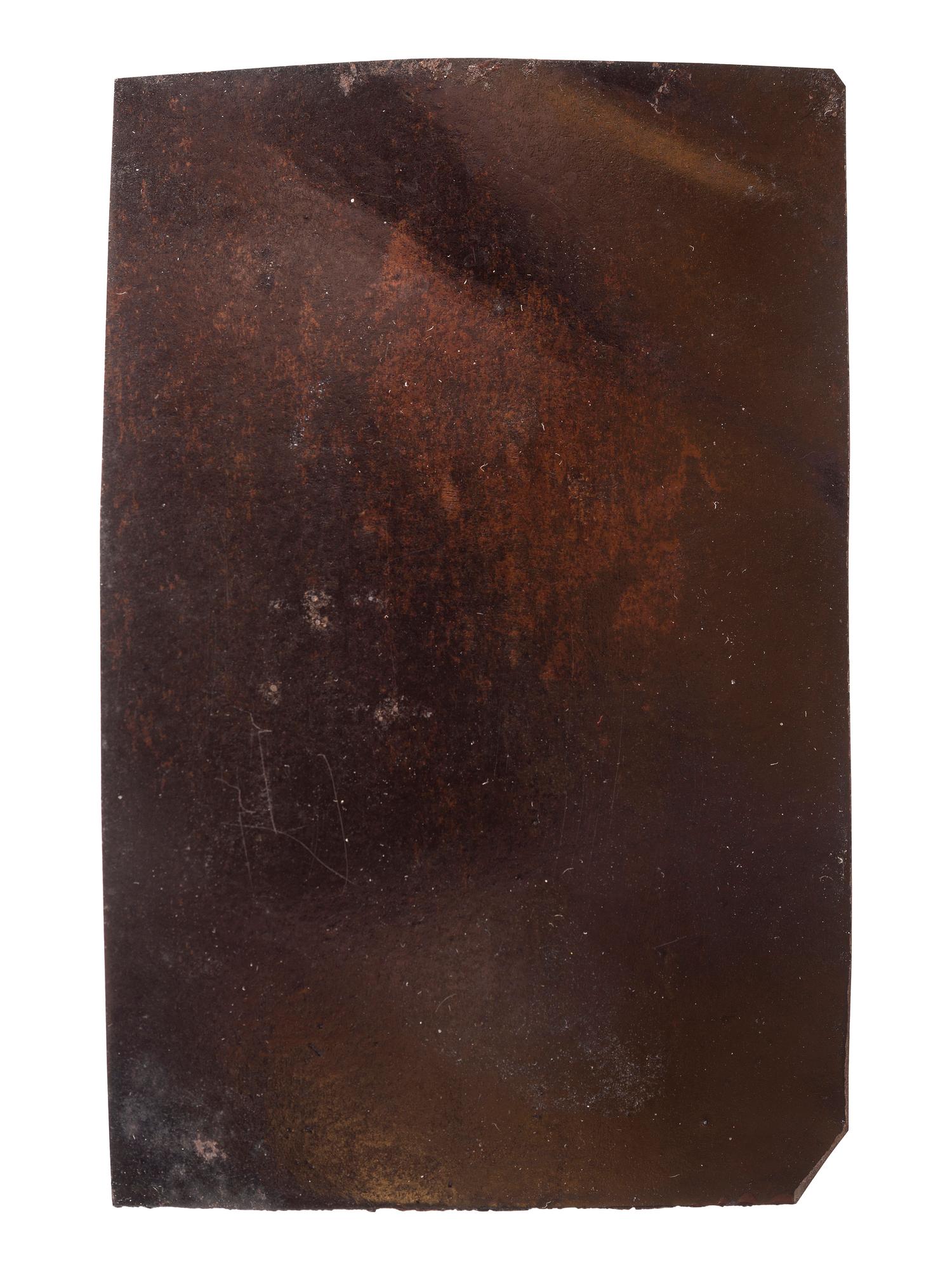 [AFRICAN AMERICANA] -- [LATE INDIAN WARS]. Tintype of an African American private. Ca 1880s.