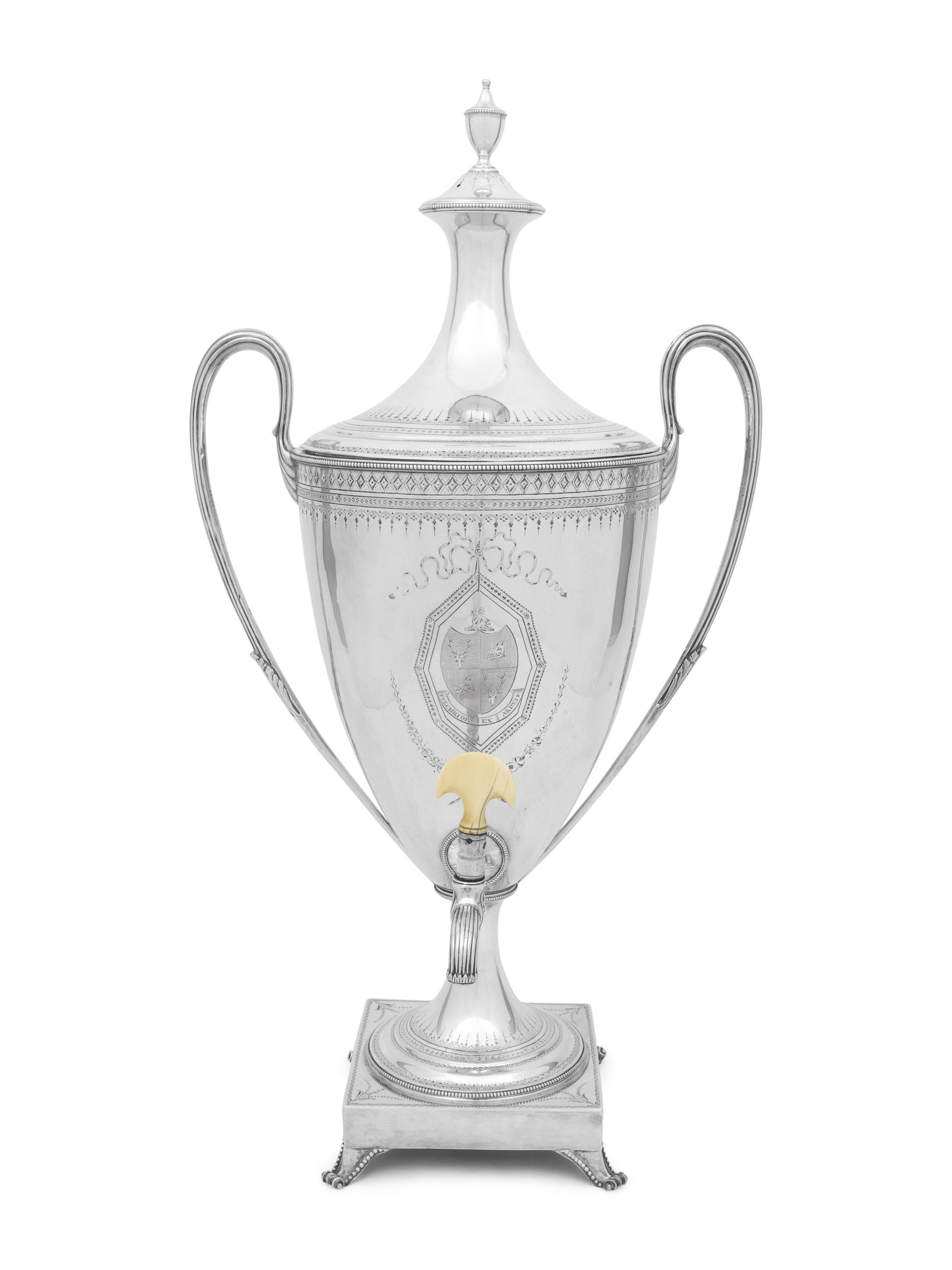 A George III Silver Tea Urn