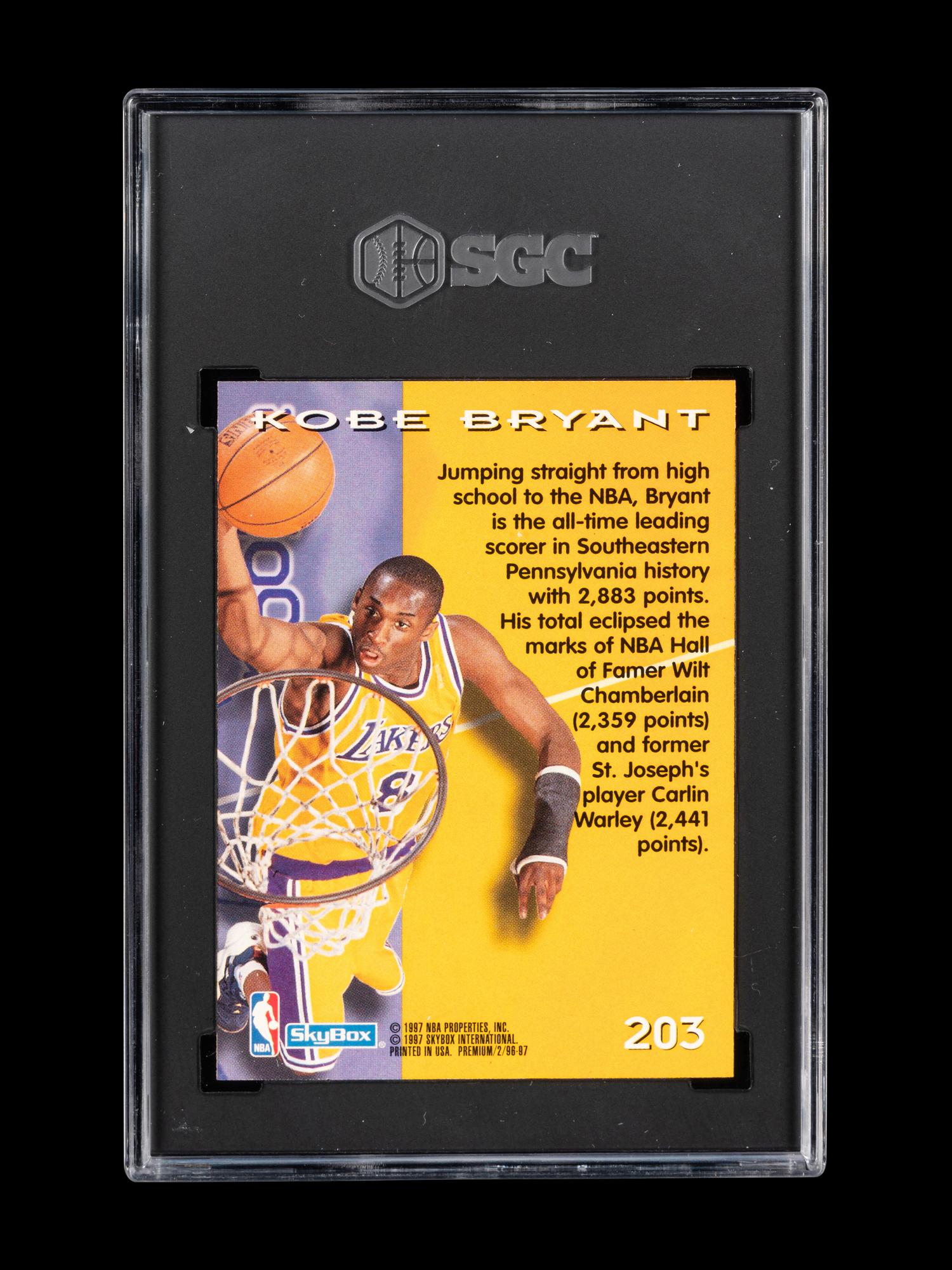 A Group of 12 Graded 1996-97 Kobe Bryant Rookie Basketball Cards,