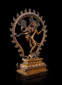 An Indian Bronze Figure of a Dancing Deity