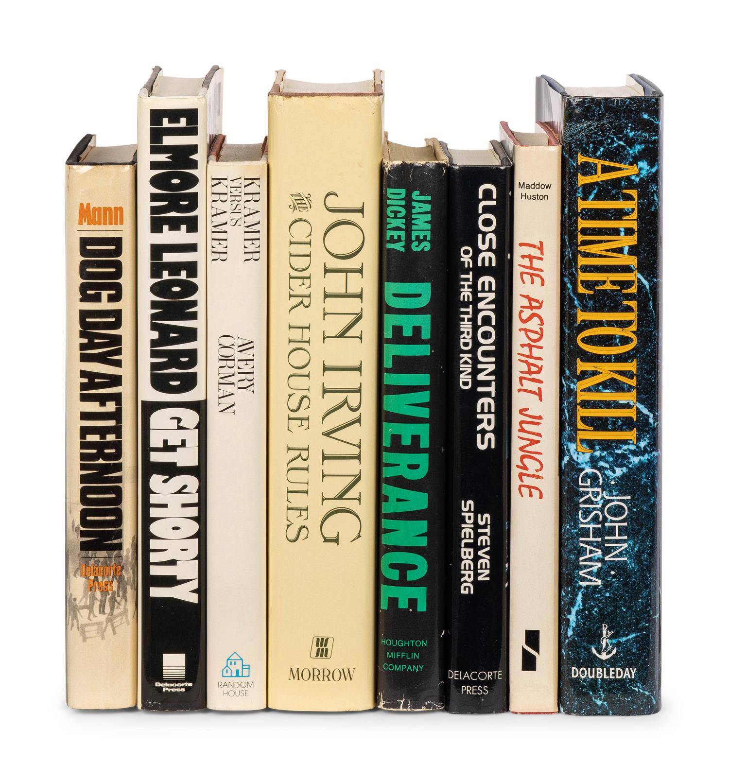 [LITERATURE ADAPTED TO FILM]. A group of 8 works, comprising: