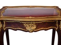 A Louis XV Style Gilt Bronze Mounted Vitrine Table