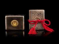 Two Japanese Rectangular Box-Form Bonbonnière