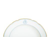 A Group of French Boyer Porcelain Bearing the Monogram of Caroline Slidell Belmont — Third Quarter 19th Century