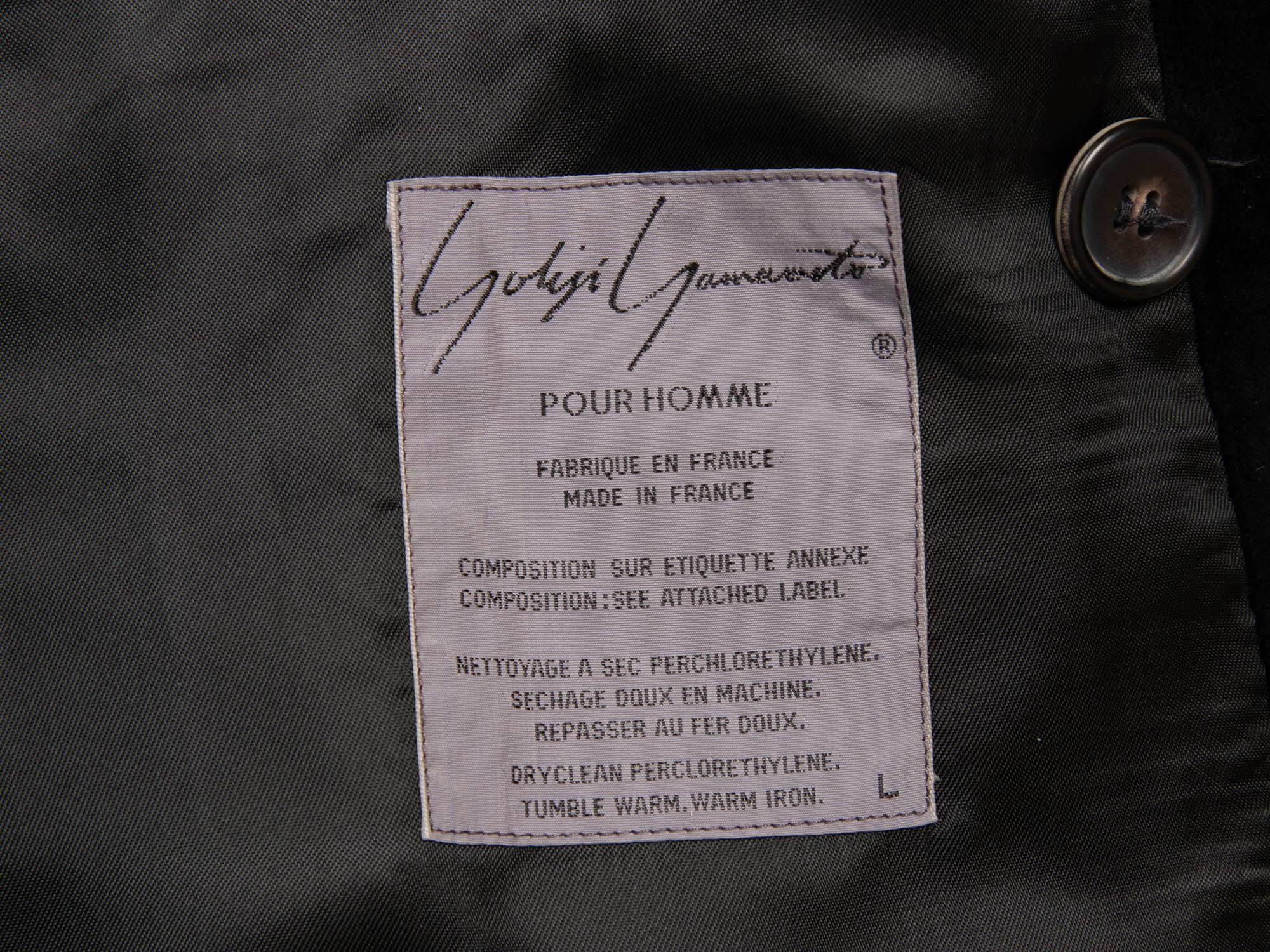 Yohji Yamamoto, Double Breasted Velvet Jacket