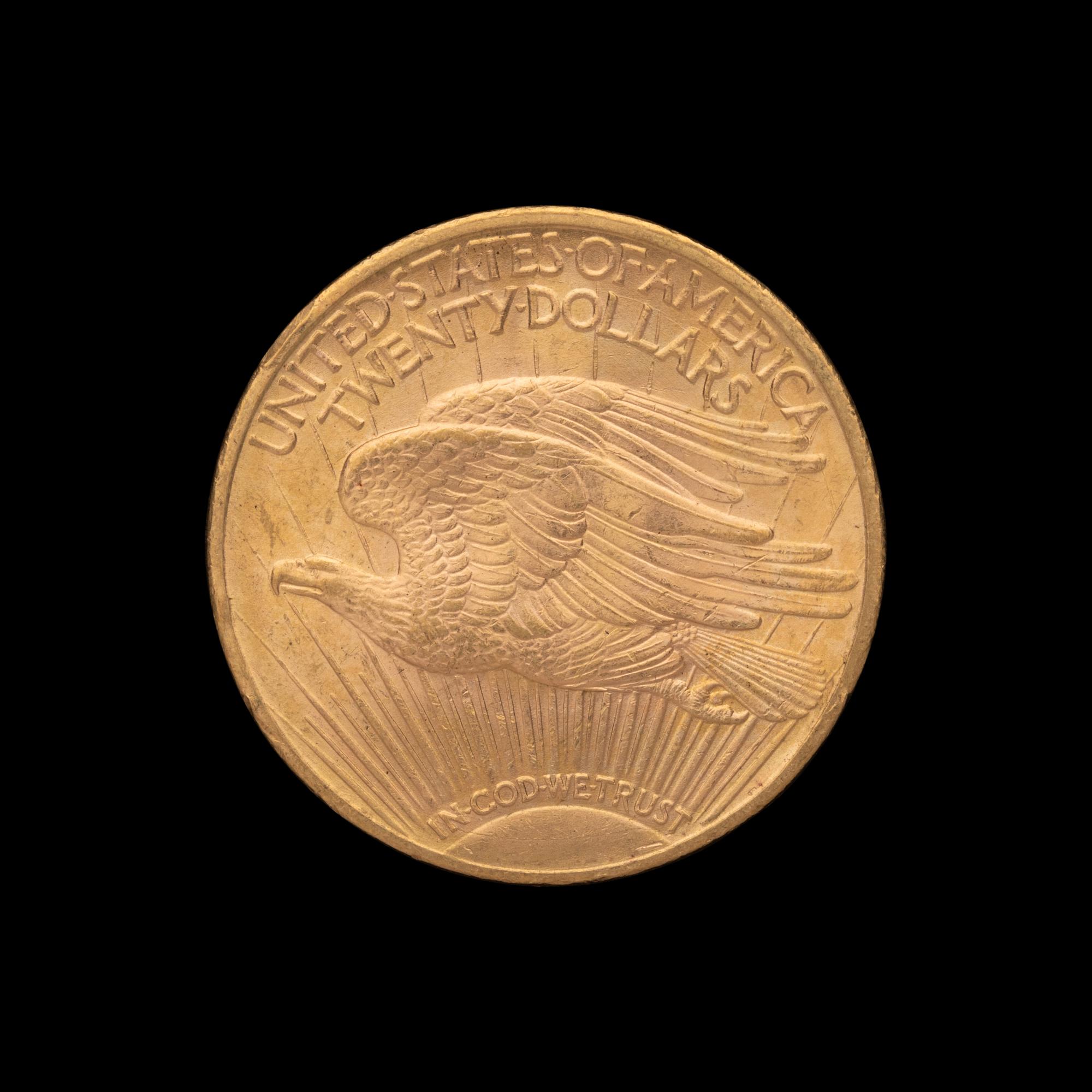 A 1922 Saint Gaudens $20 Gold Coin