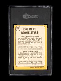 A 1968 Topps Nolan Ryan Rookie Card No. 177 (SGC 5 EX)