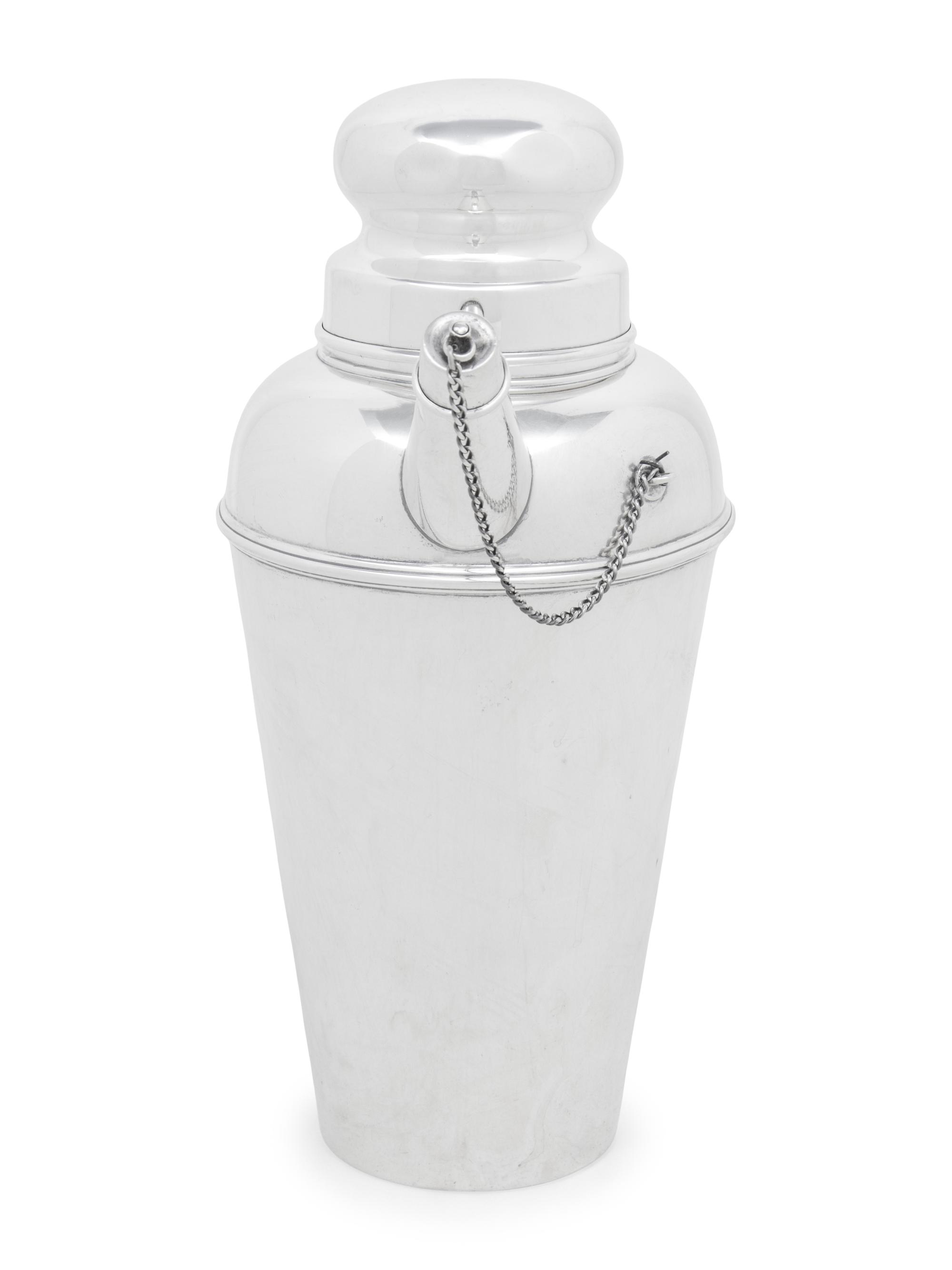 An American Silver Cocktail Shaker