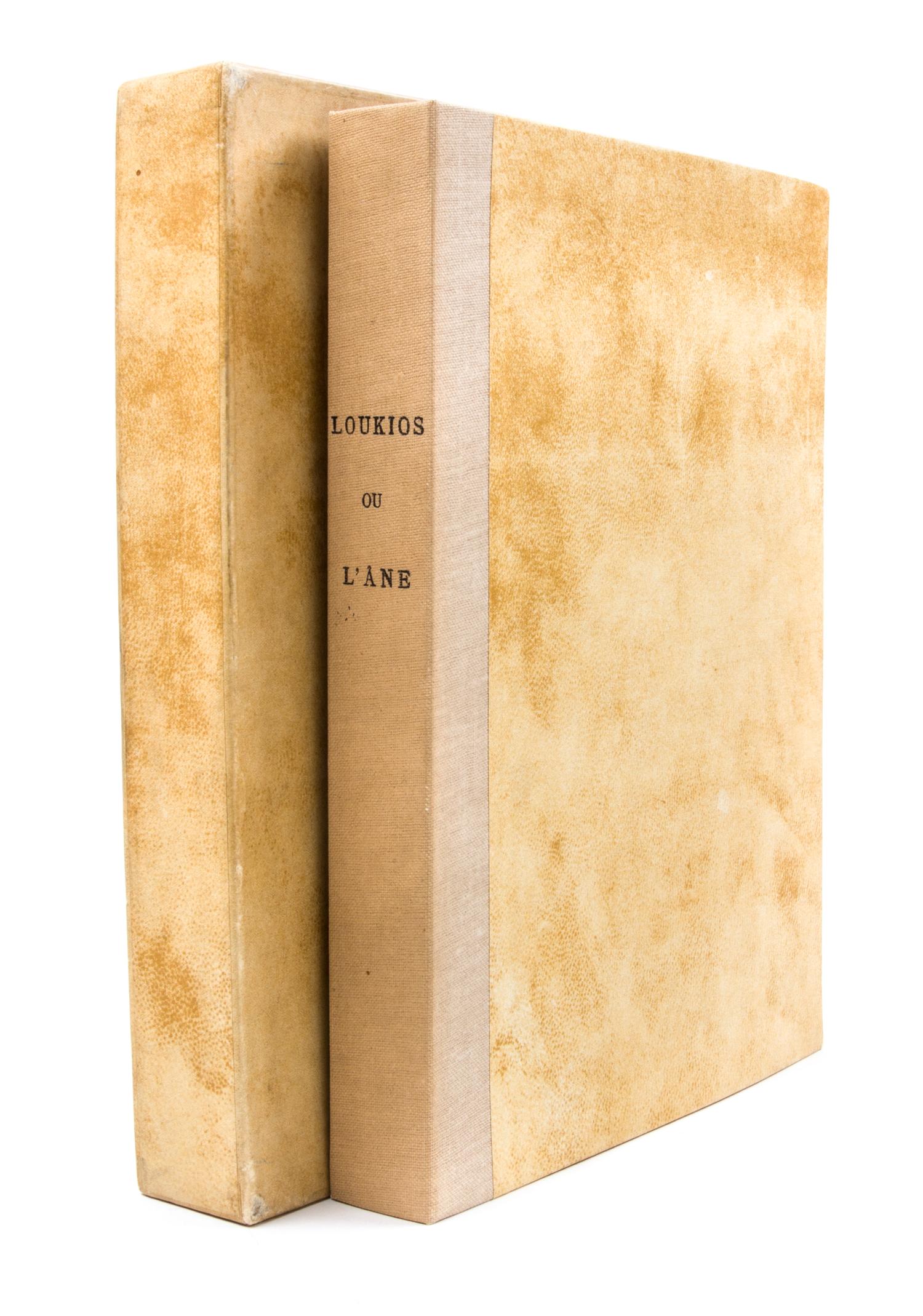 (LAURENS, HENRI) LUCIEN DE SAMOSATE [LUCIAN]. Loukios ou l'ane. Paris, 1947. Limited, signed.