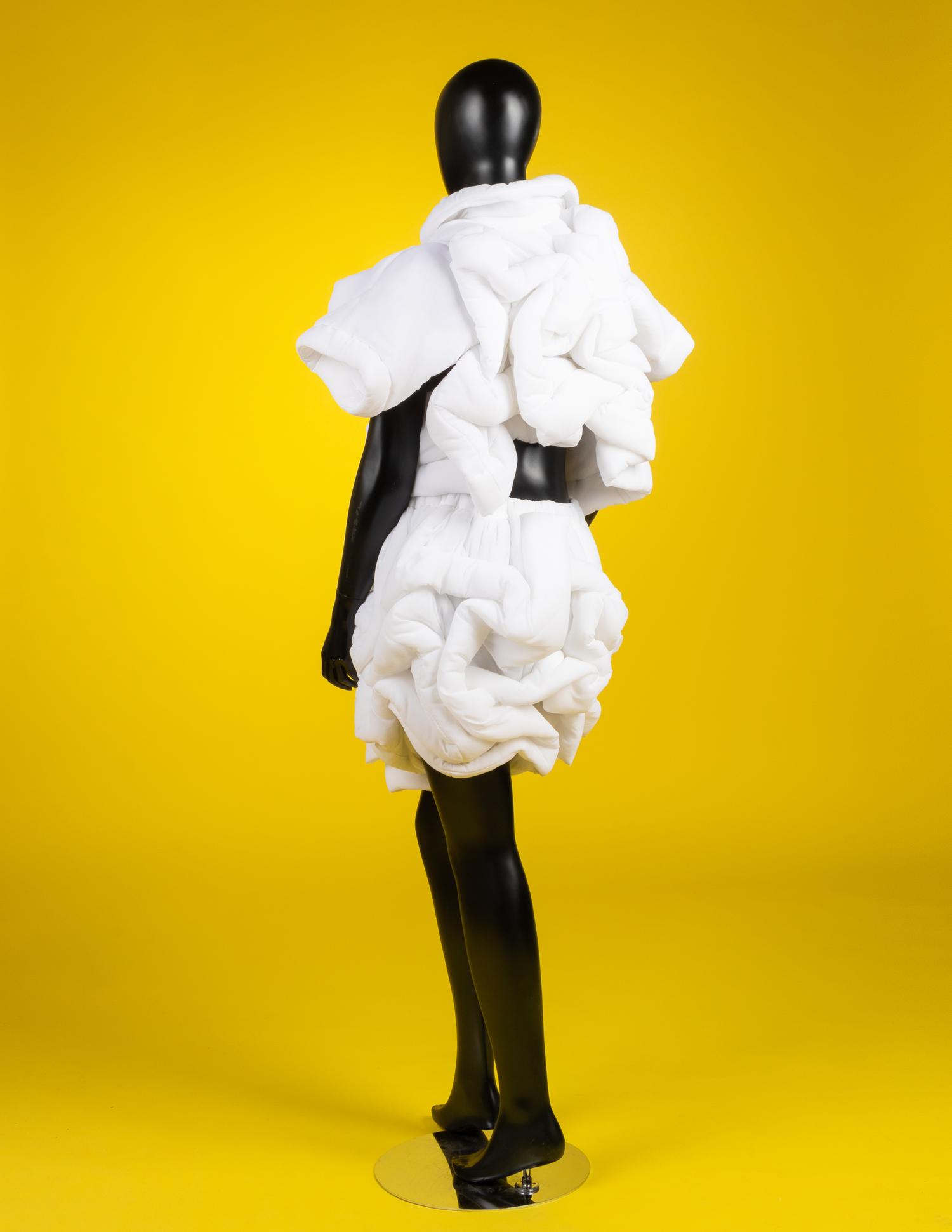 Comme des Garçons White Soft Sculpt Ensemble, Fall 2010