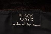 Two Fur Coats: J. Mendel Sable and Black Onyx Mink, with J. Mendel Headband