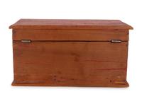 An American Polychrome and Parcel-Gilt Pine Table Casket