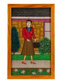 On Her Way to Work