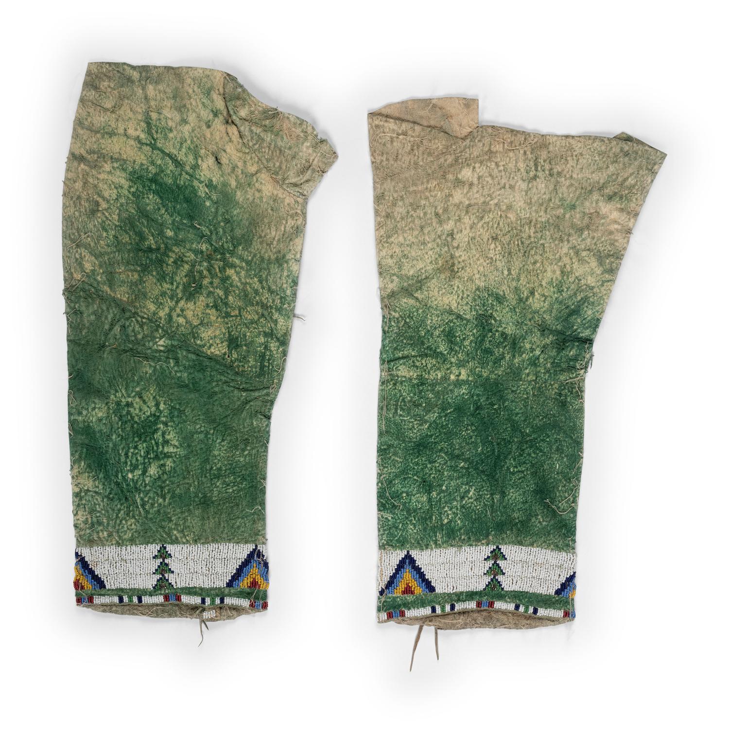 Central Plains Beaded Hide Leggings