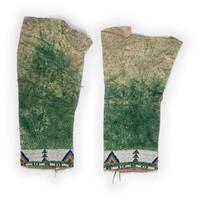 Central Plains Beaded Hide Leggings