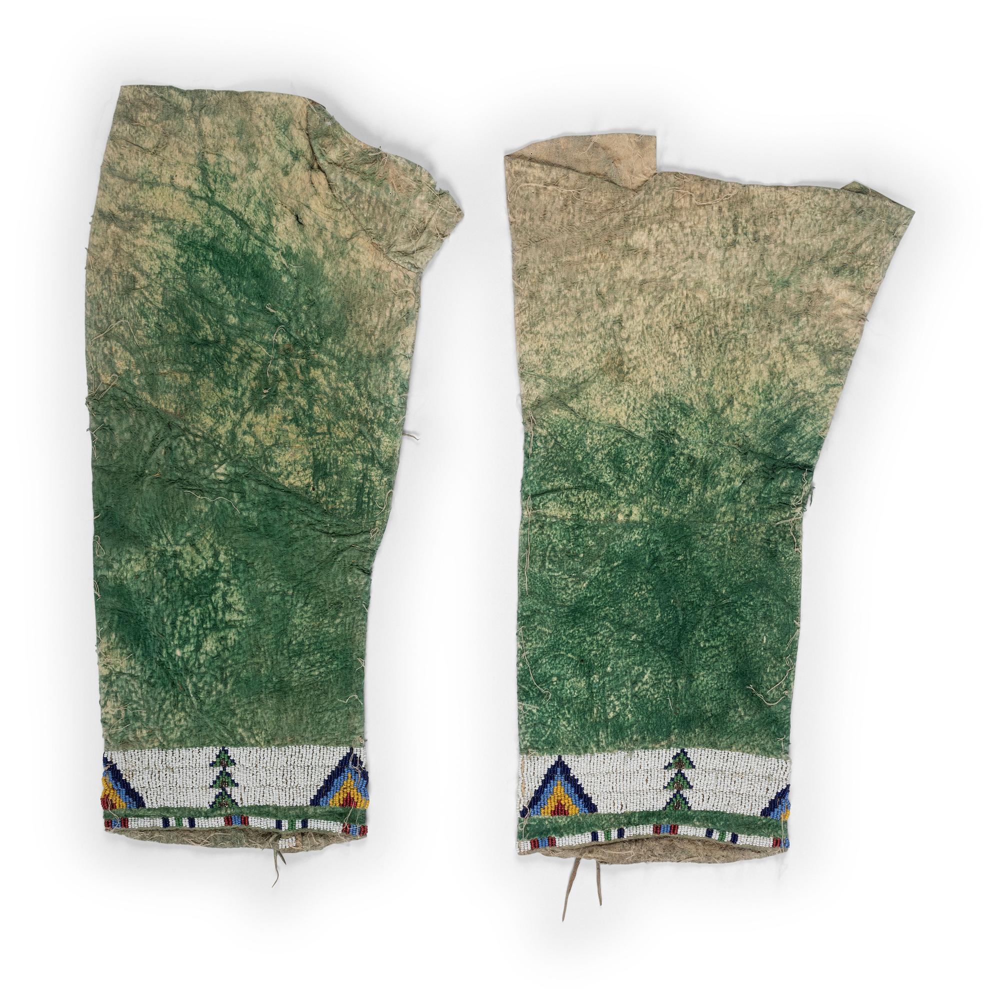Central Plains Beaded Hide Leggings