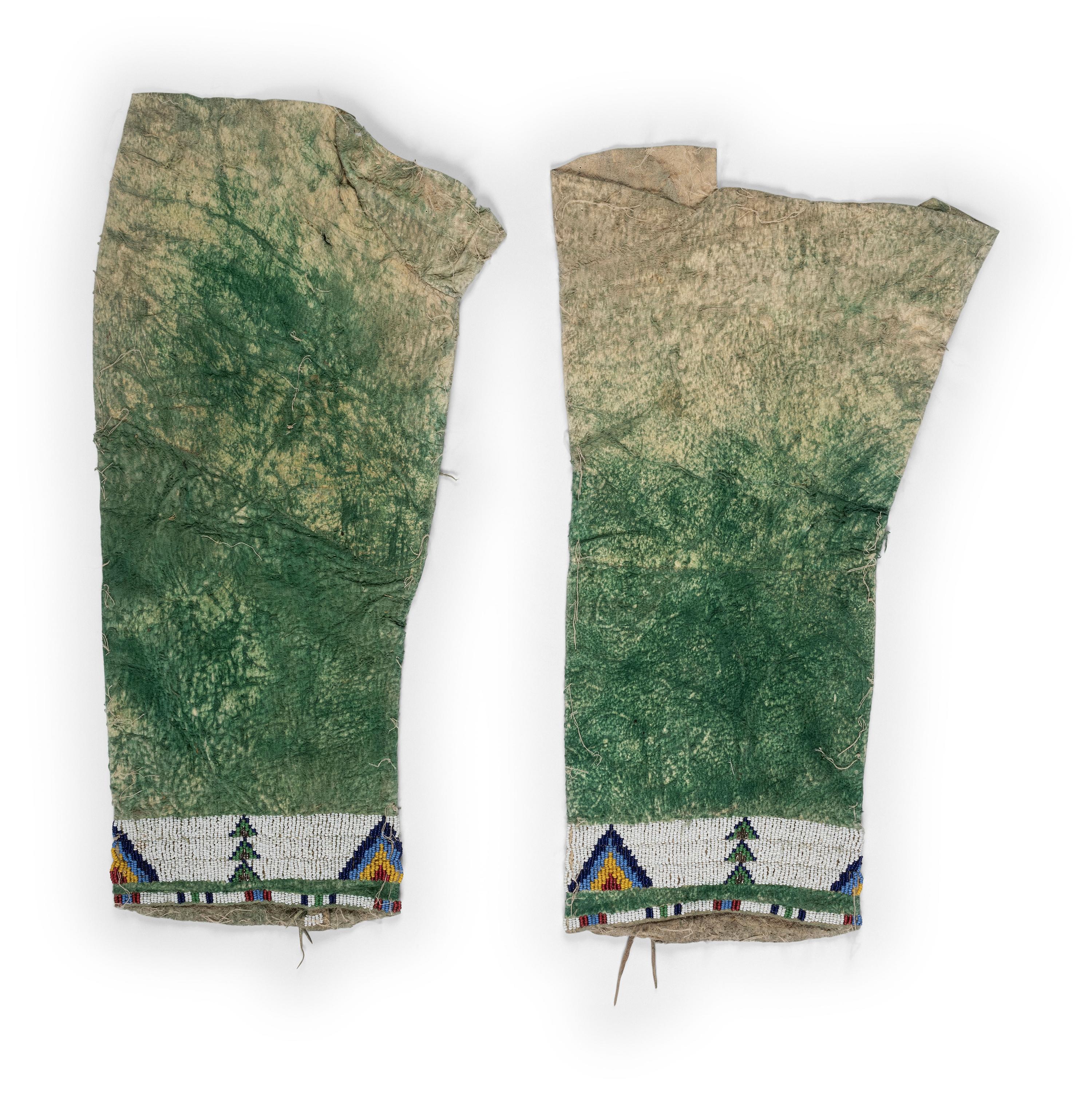 Central Plains Beaded Hide Leggings