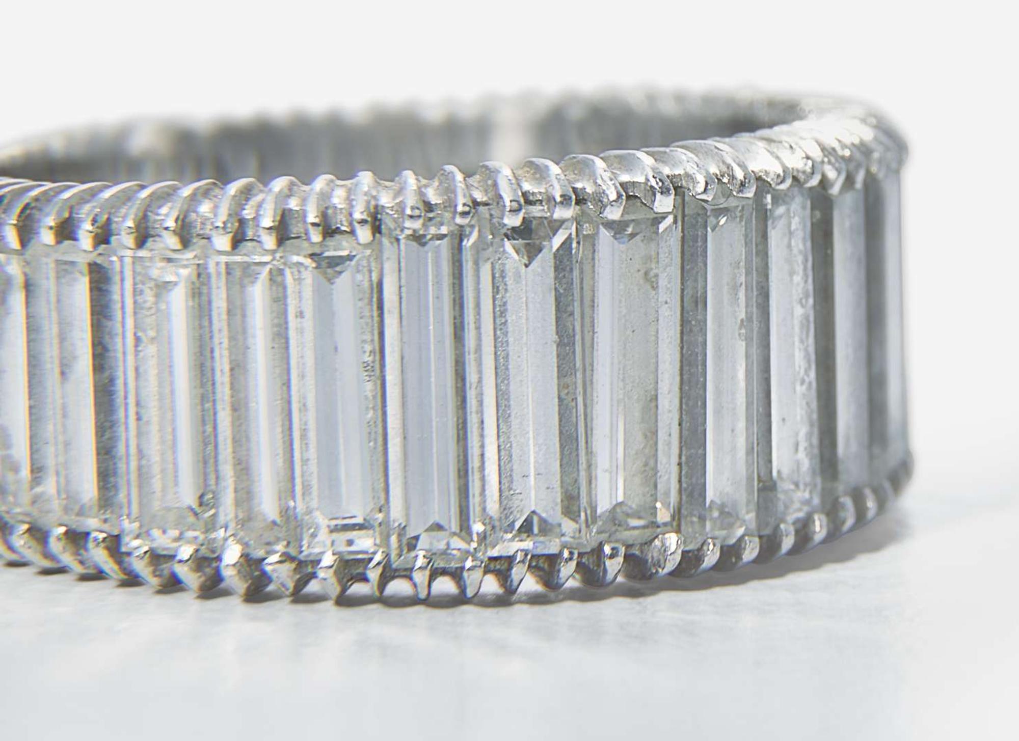 A Platinum and Diamond Eternity Band