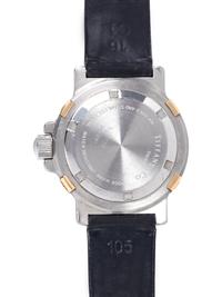 TIFFANY & CO., STAINLESS STEEL AND 18K YELLOW GOLD 'DIVER' WRISTWATCH