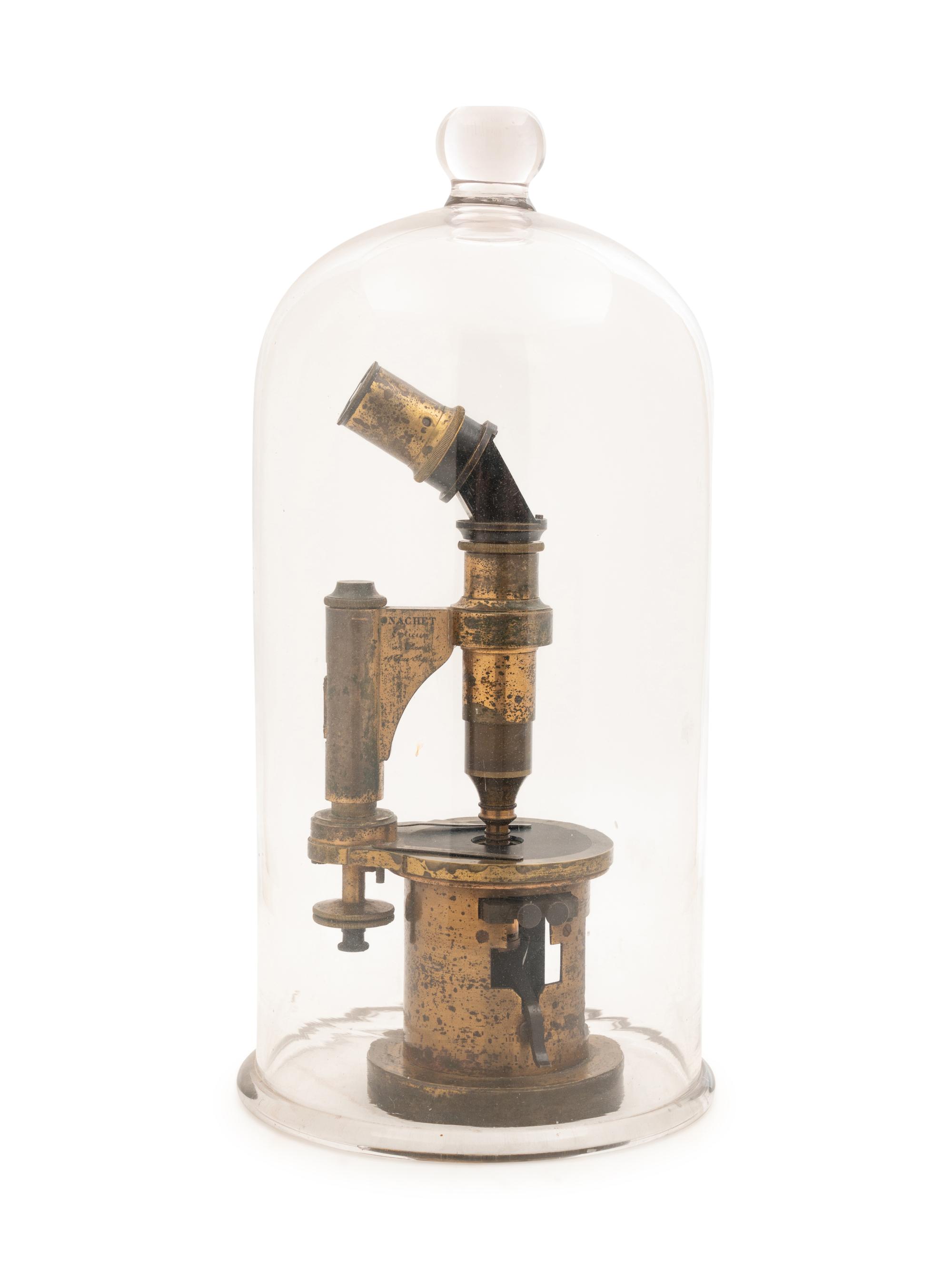 A French Brass Drum Microscope