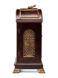 A George III Brass Mounted Mahogany Bracket Clock