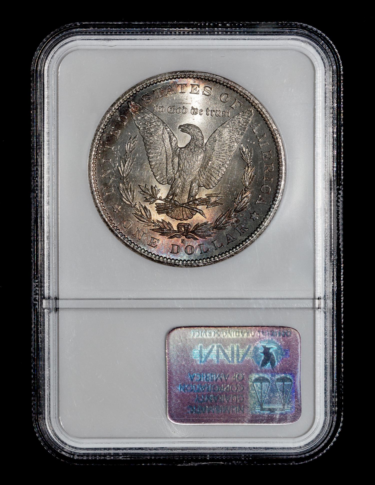 A United States 1880-S Morgan Silver $1 Coin — NGC graded MS66
