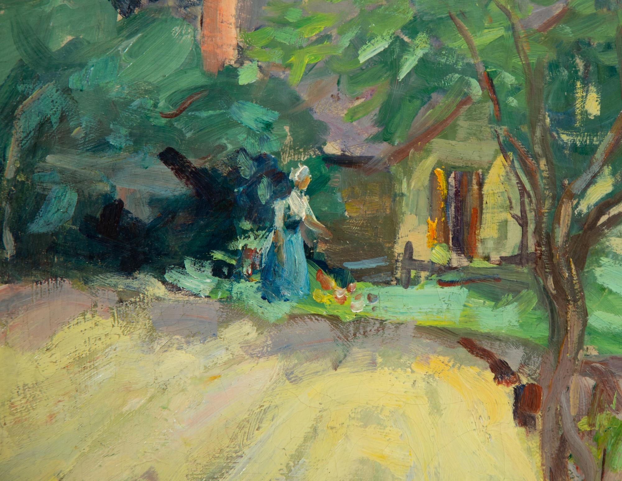 Country Scene with Cottage