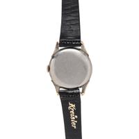 OMEGA, VINTAGE, REF. 2606-1 STEEL AND GOLD-PLATED TRIPLE DATE MOON PHASE 'MUSEUM COSMIC' WRISTWATCH