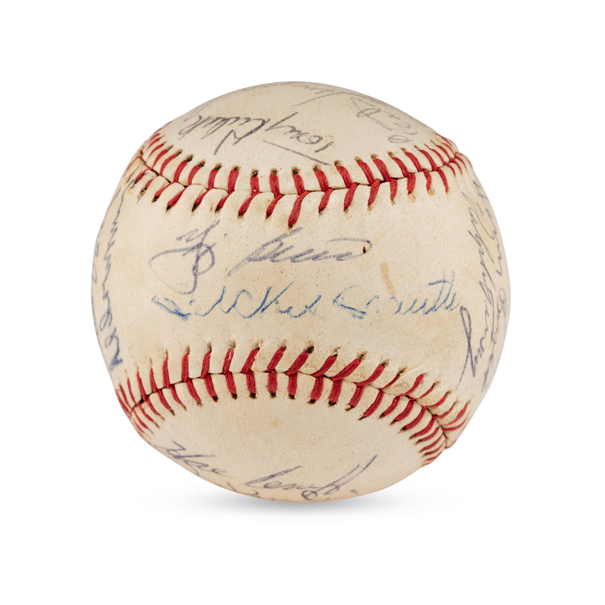A 1963 New York Yankees Team Signed Autograph Baseball (Beckett Authentication Services Letter of Authenticity)