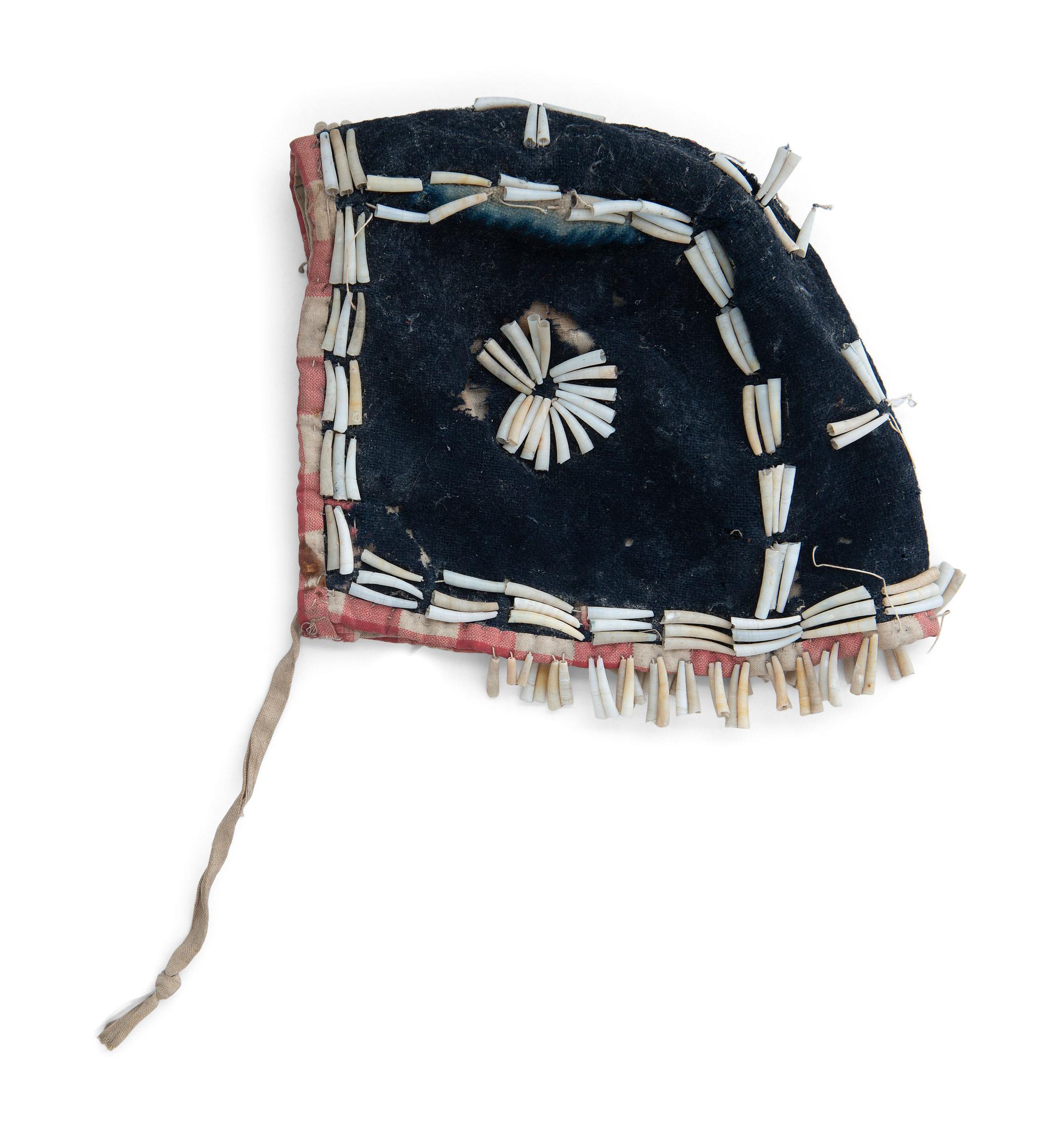 Sioux Child's Dentalium Shell Bonnet