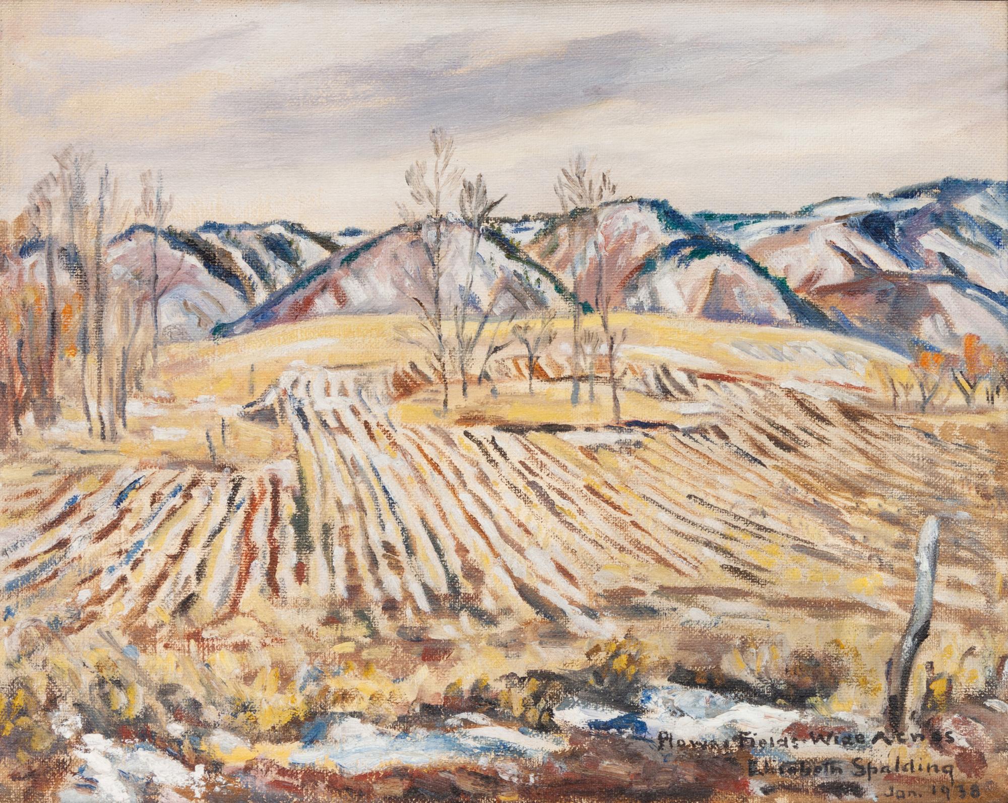 Plowed Fields. Wide Acres. , 1938