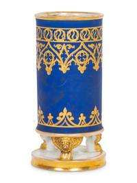 A French Porcelain Neo-Gothic Bud Vase